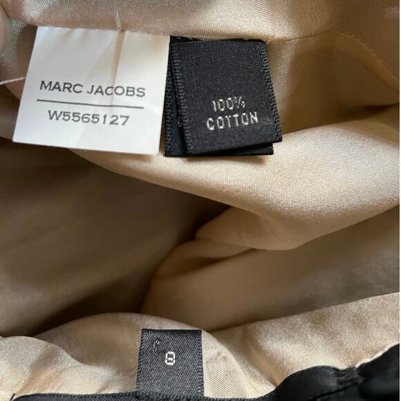 Marc Jacobs Pleated Eyelet Skirt A-line Knee Length Classic Size 8 - Picture 9 of 9